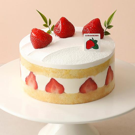 [파리바게뜨] 생딸기 프레지에 생크림 케이크 이미지