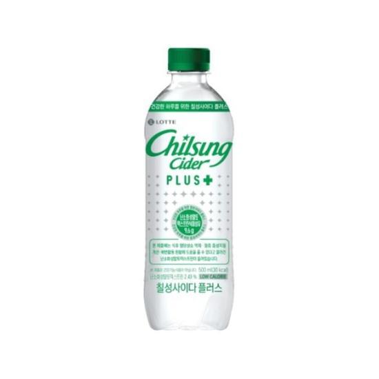 세븐일레븐 롯데)칠성사이다플러스500ML