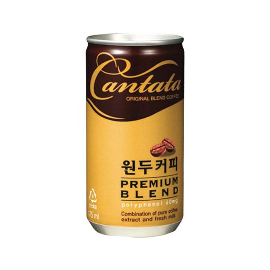 GS25 칸타타)프리미엄라떼200ML캔