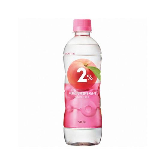GS25 롯데)2%부족할때(복숭아)500ML