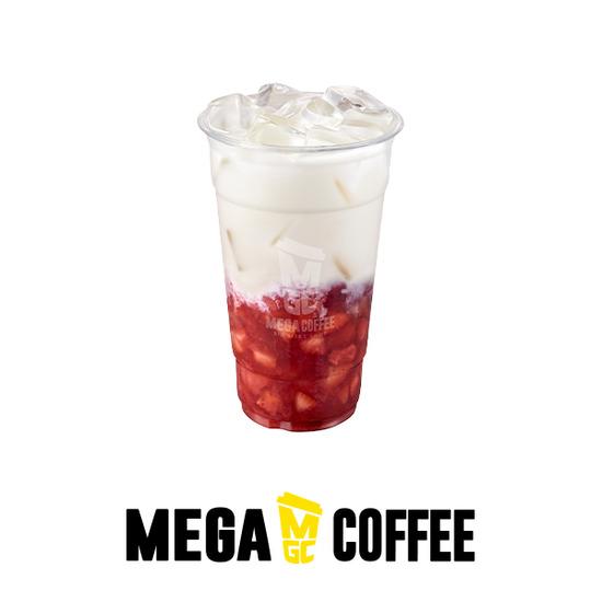 (ICE)딸기라떼