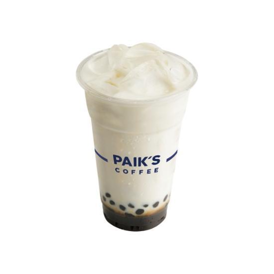 흑당버블라떼