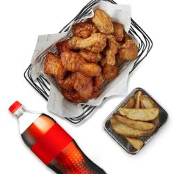 반반한마리[간장+레드]웨지감자세트