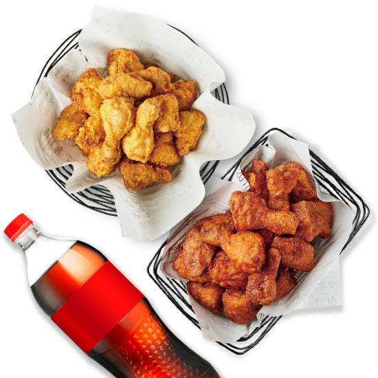 허니한마리+레드한마리+콜라1.25L