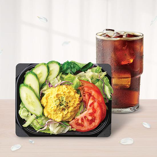 [엔제리너스] [다이어트 성공 부적] 에그마요 샐러드 + 아메리카노(R) 이미지