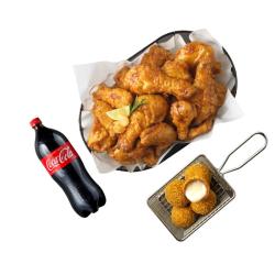 골드킹 콤보+뿌링치즈볼+콜라1.25L