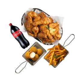 골드킹 콤보+뿌링치즈볼+케이준프라이+콜라1.25L