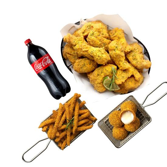 뿌링클 윙+뿌링치즈볼+뿌링감자+콜라1.25L