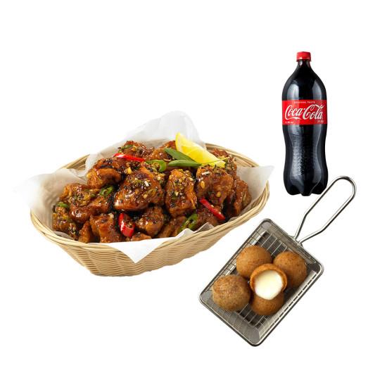 맛초킹순살+치즈볼+콜라1.25L