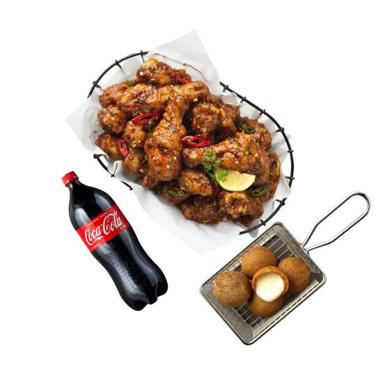 맛초킹 콤보+치즈볼+콜라1.25L
