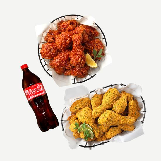 BHC 뿌링클 콤보+양념치킨+콜라1.25L