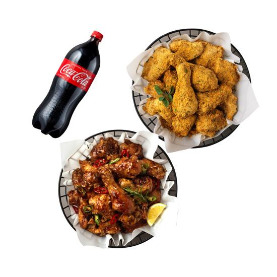 BHC 뿌링클+맛초킹+콜라1.25L