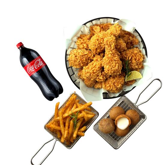 BHC 후라이드+케이준프라이+치즈볼+콜라1.25L