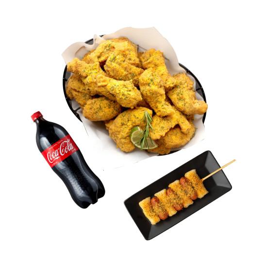 BHC 뿌링클 윙 뿌링소떡 콜라1.25L