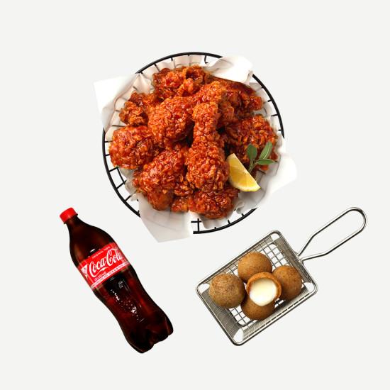 BHC 양념치킨+치즈볼+콜라1.25L