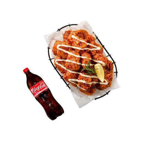 BHC 더블팝순살 양념+콜라1.25L