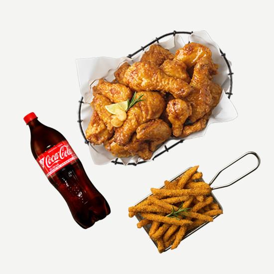 BHC 골드킹 콤보+뿌링감자+콜라1.25L