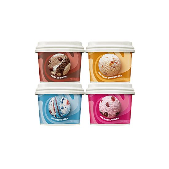 배스킨라빈스 배스킨라빈스 NEW 블록팩 (170ml) 4개 SET