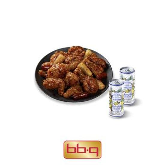자메이카 소떡만나치킨+레몬보이2캔