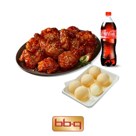 BBQ BBQ 양념치킨+크림치즈볼+콜라1.25L