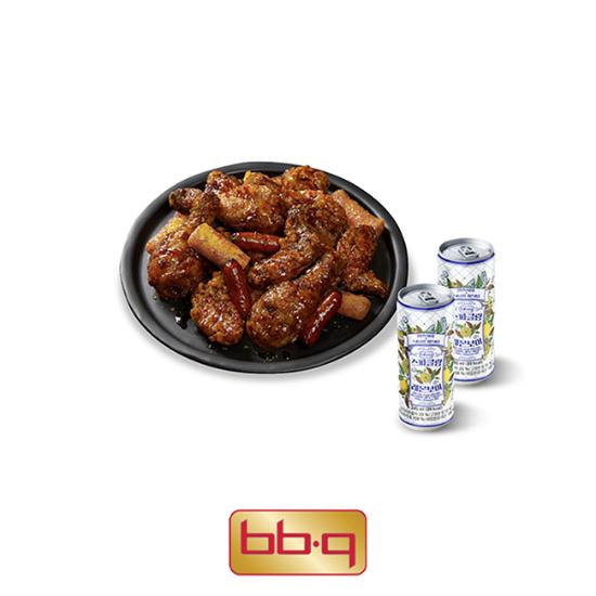 BBQ BBQ 자메이카 소떡만나 콤보치킨+레몬보이2캔