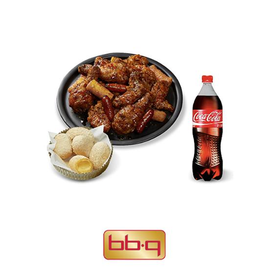 BBQ 자메이카 소떡만나 콤보치킨+황금알치즈볼+콜라1.25L
