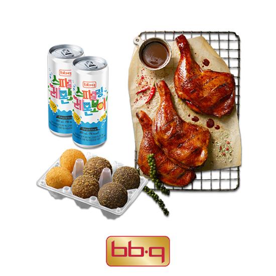 BBQ BBQ 자메이카통다리+모둠치즈볼6개+레몬보이2캔