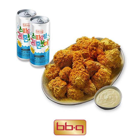 BBQ BBQ 크런치버터치킨+레몬보이2캔
