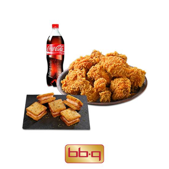 BBQ BBQ 크리스피치킨+멘보샤+콜라1.25L