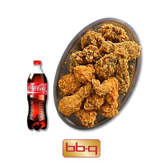 BBQ BBQ 핫황금올리브 반반(블랙페퍼+크리스피)+콜라1.25L