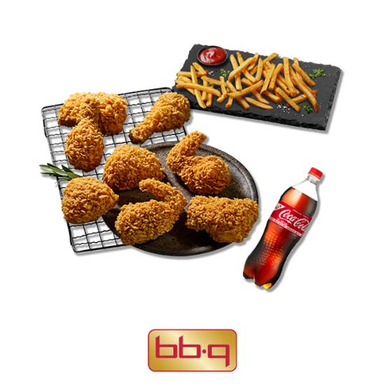 BBQ BBQ 황금올리브치킨+BBQ감자튀김+콜라1.25L