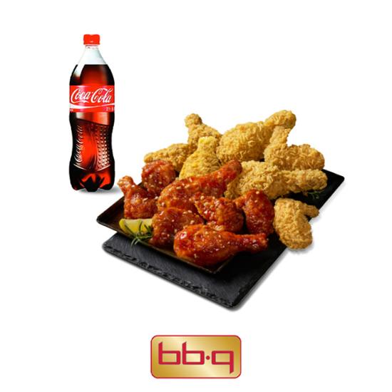 BBQ BBQ 황올반+양념반(콤보)+콜라1.25L