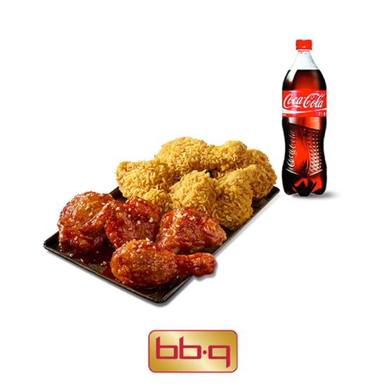 BBQ BBQ 황올반+BBQ양념반+콜라1.25L