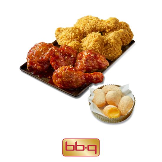 BBQ BBQ 황올반+BBQ양념반+황금알치즈볼