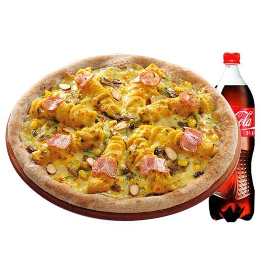 피자알볼로 단호박피자 L 코카콜라 1.25L