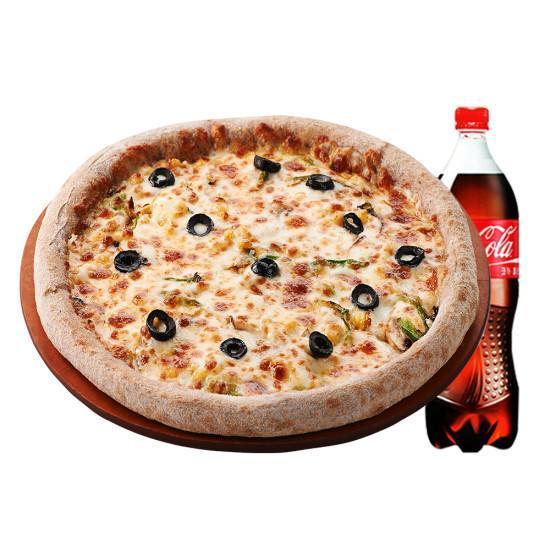 피자알볼로 야채피자 L 코카콜라 1.25L