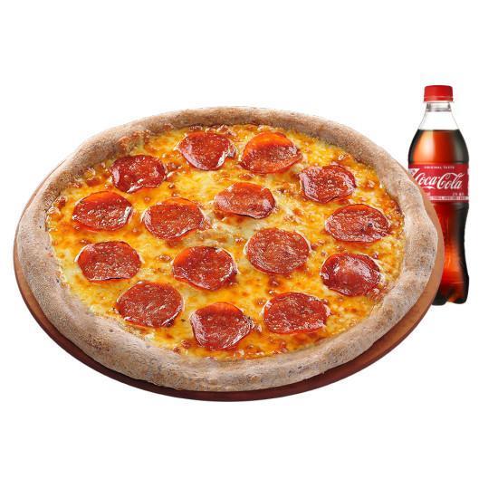 피자알볼로 페페로니피자 R 코카콜라 500ml