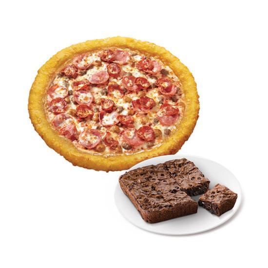 치즈롤 올미트(L)+더블 초코칩 브라우니