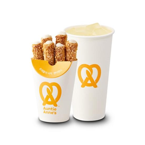 [앤티앤스프레즐] 아몬드크림치즈스틱+레몬에이드세트
