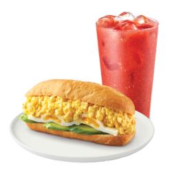 [건강이최고/비타민팡팡] 치즈에그마요 반미 + 리얼토마토 주스