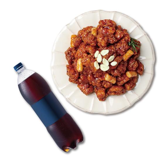 땅땅치킨 땅땅치킨 매콤양념치킨 콜라1.25L