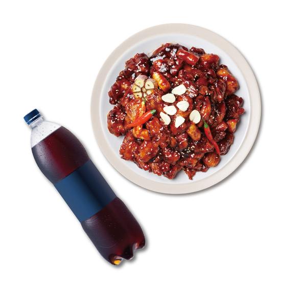 땅땅치킨 땅땅치킨 불닭 콜라1.25L