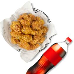 허니옥수수한마리+콜라1.25L