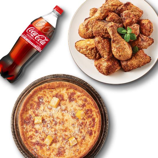 고추바사삭+시카고피자+콜라1.25L