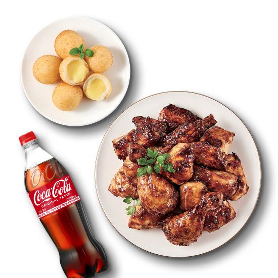 갈비천왕+모짜치즈볼+콜라1.25L