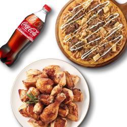 오리지널+갈비천왕 플러스 피자+콜라1.25L