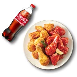 양념히어로 반반+콜라1.25L