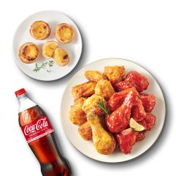 양념히어로 반반+에그타르트+콜라1.25L