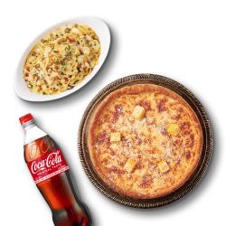 시카고딥디쉬피자+까르보나라+콜라1.25L