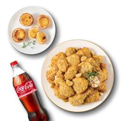 남해마늘바사삭+에그타르트+콜라1.25L